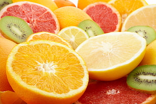 sliced fruit lot