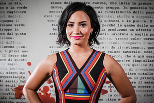 Demi Lovato portrait photo HD wallpaper