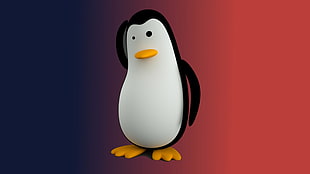 penguin illustration, Linux, Tux, Penguin HD wallpaper