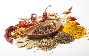 assorted spices HD wallpaper
