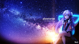 Planetarian game cover, Planetarian: The Reverie of A Little Planet, Hoshino Yumemi, smiling HD wallpaper