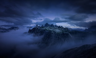 gray mountain, nature, photography, landscape, mountains