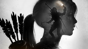 Rise of the Tomb Raider, DLC, monochrome HD wallpaper