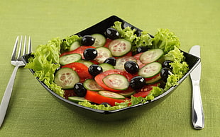 vegetable salad dish HD wallpaper