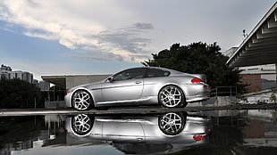 BMW, BMW 6, silver cars, vehicle