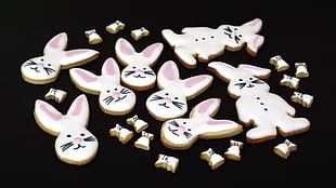 bunny cutout party favor lot ] HD wallpaper