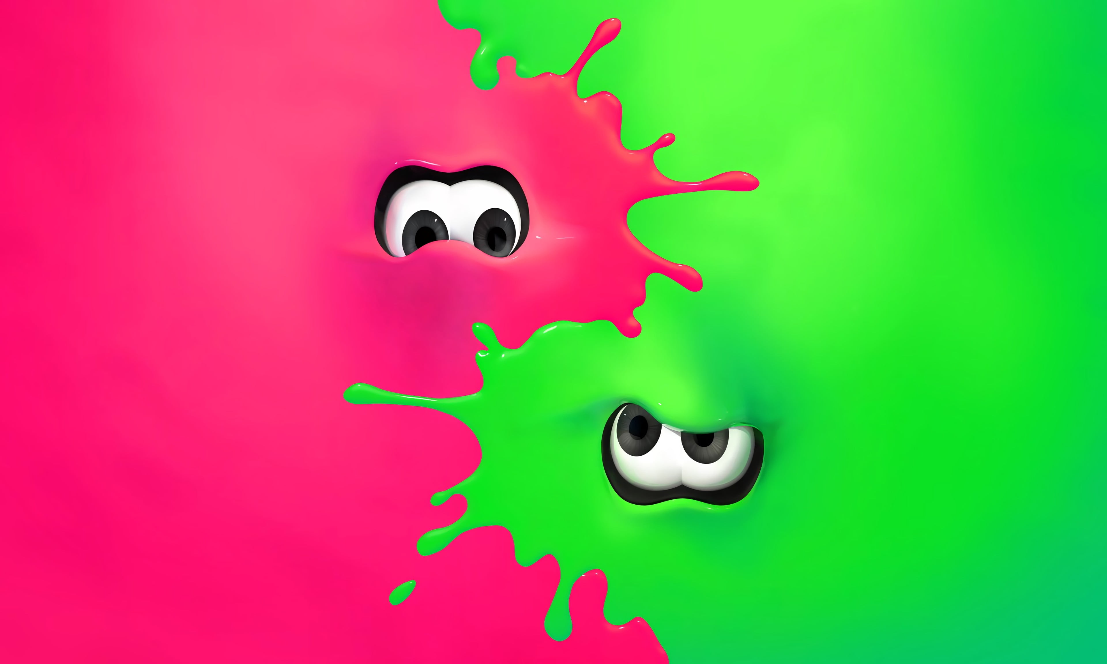 Green and pink slime digital wallpaper, Splatoon, video games, Splatoon 2  HD wallpaper | Wallpaper Flare
