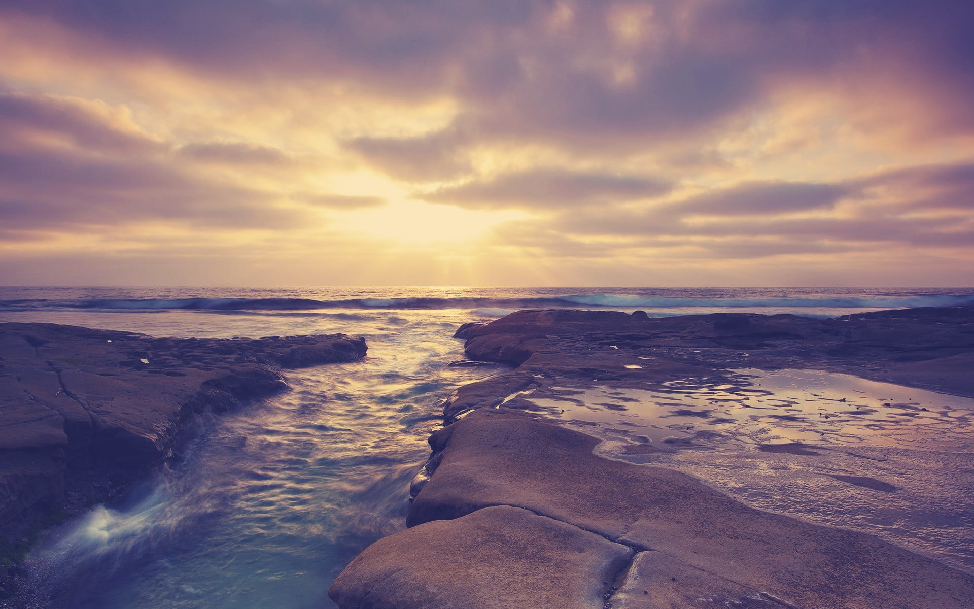 landscape photography of body of water, sea, nature, sky, coast