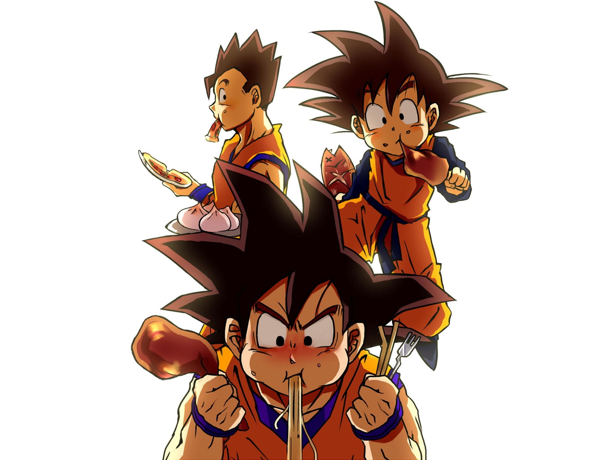 Dragon Ball Goku, Gohan, and Goten, Dragon Ball, Dragon Ball Z HD wallpaper  | Wallpaper Flare