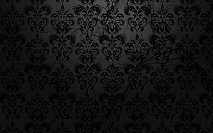 gray and black wall decor HD wallpaper