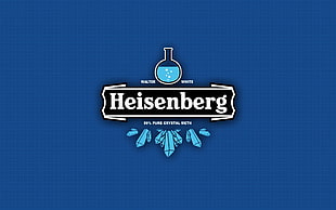 Heisenberg 98% Pure Crystal Meth logo HD wallpaper