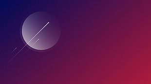 Moon, Stars, Minimal, 4K