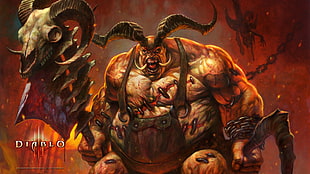 Diablo III illustration, Blizzard Entertainment, Diablo, Diablo III, The Butcher HD wallpaper