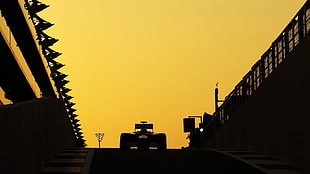 black car, Formula 1, Force India F1 Team, Yas Marina Circuit, Abu Dhabi HD wallpaper