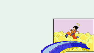 Son Goku artwork, Dragon Ball, Son Goku, path HD wallpaper