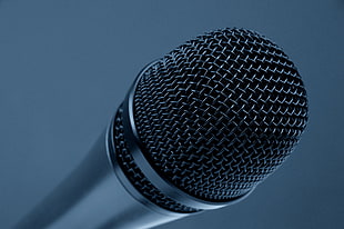 macro shot photo of microphone HD wallpaper