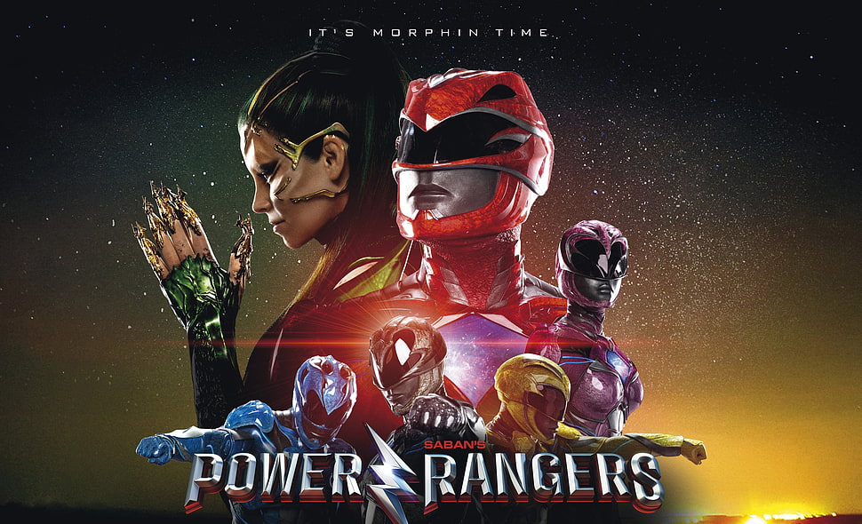 Power Rangers movie poster HD wallpaper