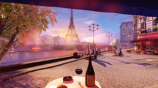 wine glass and bottle, BioShock Infinite: Burial at Sea, Elizabeth (BioShock), BioShock Infinite, video games HD wallpaper