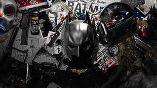 Batman The Dark Knight mask, MessenjahMatt, Batman, mask, Joker HD wallpaper