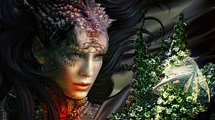 female character, fantasy art HD wallpaper