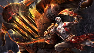God of War Kratos wallpaper HD wallpaper