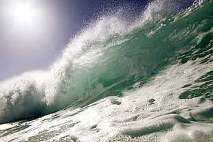 sea waves macro shot photography