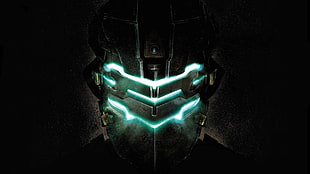 black and teal LED wallpaper, video games, Dead Space, Isaac Clarke, Dead Space 2 HD wallpaper