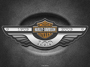 Harley Davidson Motorcycles 1903-2003 HD wallpaper