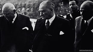 Mustafa Kemal Ataturk, Mustafa Kemal Atatürk, monochrome HD wallpaper