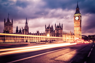 time lapse photography of Big Ben HD wallpaper