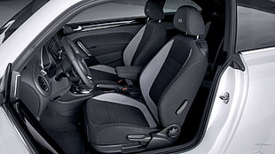 black and gray car seat, car, Volkswagen HD wallpaper
