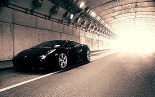 black coupe, car HD wallpaper