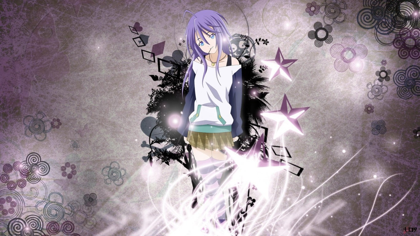 Purple haired female anime character wallpaper, Rosario + Vampire,  Shirayuki Mizore HD wallpaper | Wallpaper Flare