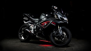black and red sports bike, Suzuki GSX-R, Suzuki, gixxer, motorcycle