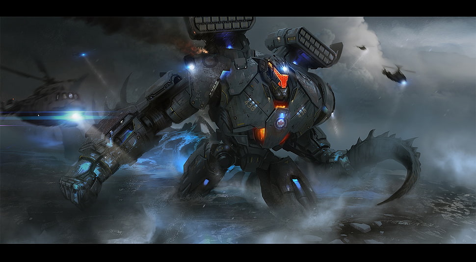 Pacific Rim digital wallpaper HD wallpaper