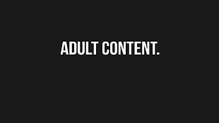 adult content. text, typography