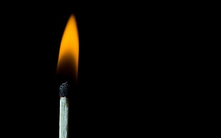 lighted match stick HD wallpaper