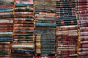close-up photo of assorted-color of textile lot HD wallpaper