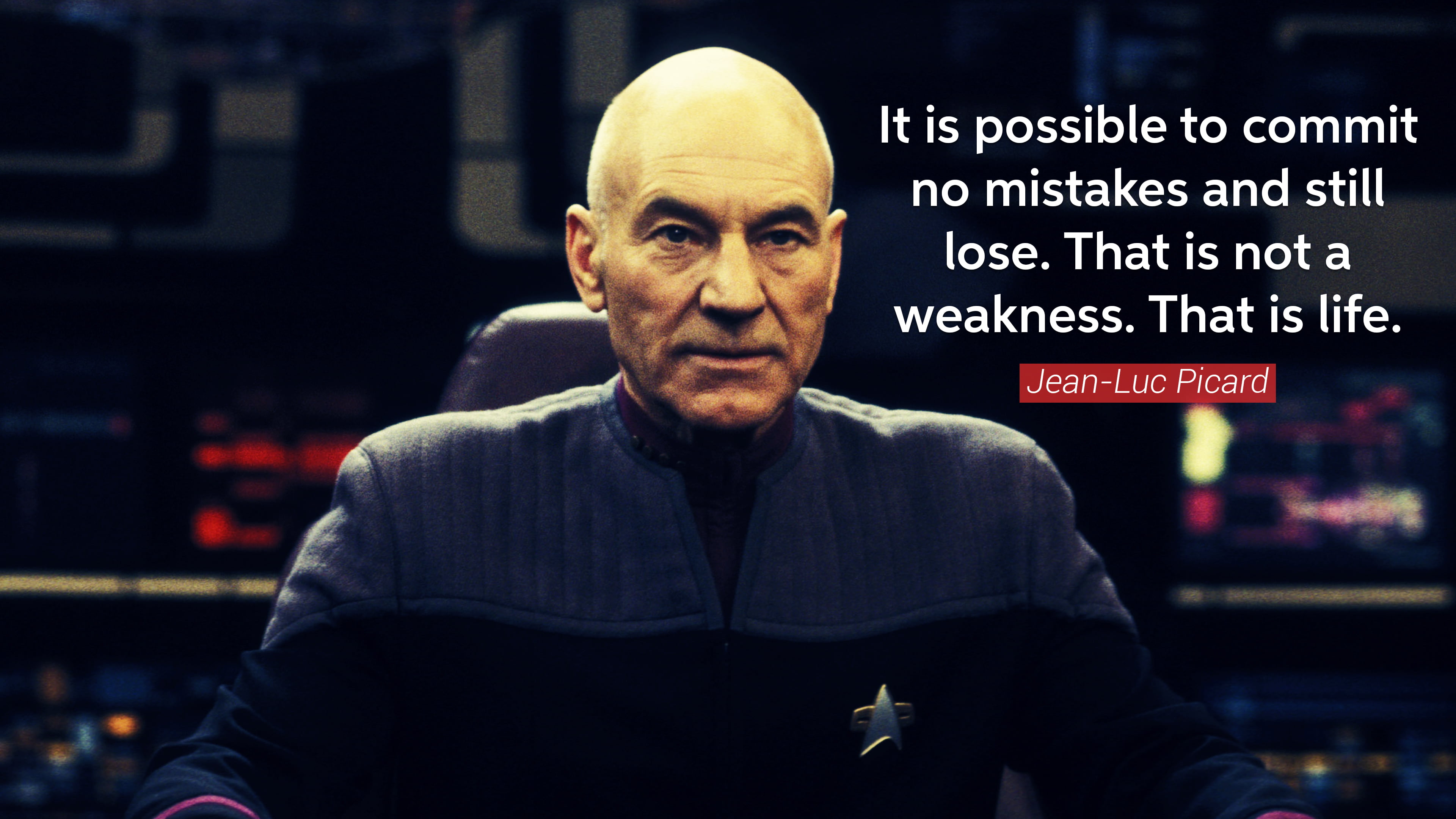 Jean-Luc Picard, motivational, minimalism, inspirational, quote HD  wallpaper | Wallpaper Flare