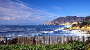 sea waves crashing in rock formation during daytime photograph