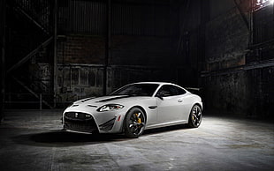 white 5-door hatchback, Jaguar, Jaguar XKR-S GT, Jaguar XKR