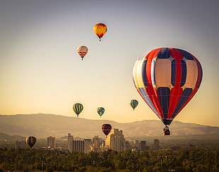 hot air balloons, reno HD wallpaper