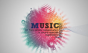 Music logo HD wallpaper