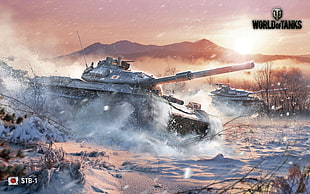 World of Tanks digital wallpaper, World of Tanks, tank, STB-1, wargaming HD wallpaper