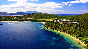 blue body of water, nature, sea, landscape