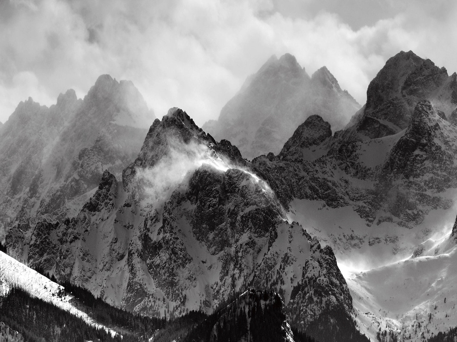 Aerial photography of mountain covered with snow during daytime view photo