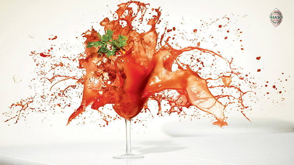splash photography of wine HD wallpaper