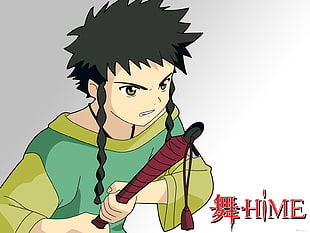 black haired male anime illustration HD wallpaper
