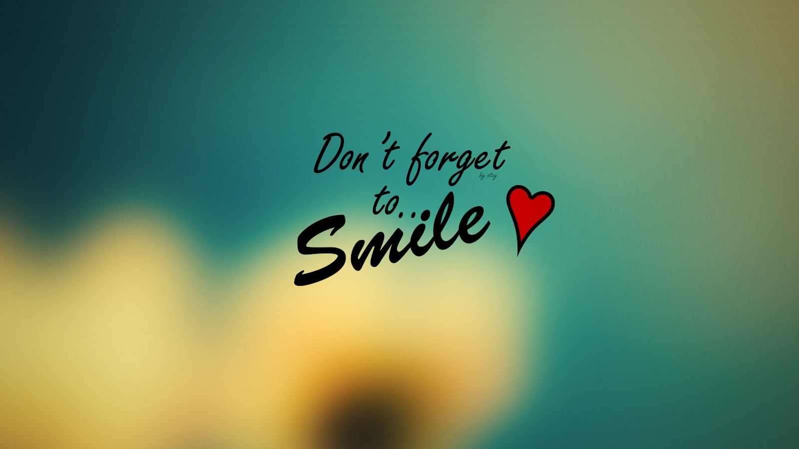 Don't forget to smile text, quote, smiling, heart HD wallpaper ...