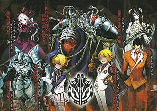assorted-character anime digital wallpaper HD wallpaper